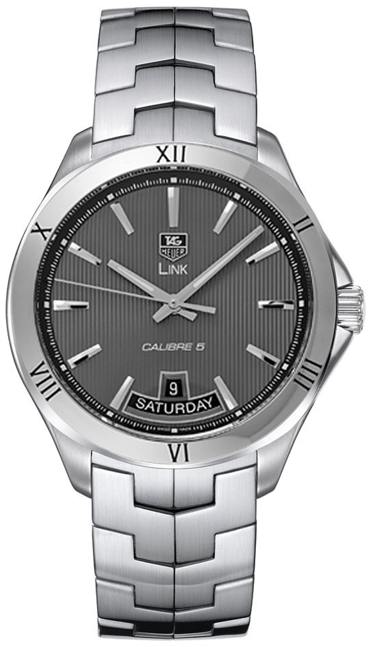 Tag Heuer Link Watches Mens Grey Self winding Automatic WAT2015-BA0951 Watch