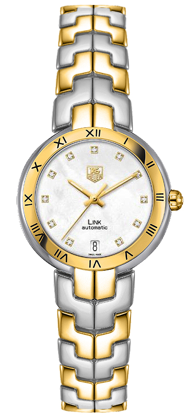 Tag Heuer Link Watches Ladies White Self winding Automatic WAT2351-BB0957 Watch