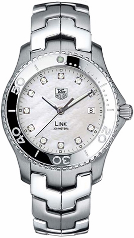 Tag Heuer Link Watches Mens Pearl White
Battery Operated Quartz WJ1114.BA0575 Watch