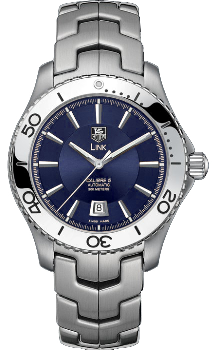Tag Heuer Link Watches Mens Blue Self winding Automatic WJ201C-BA0591 Watch