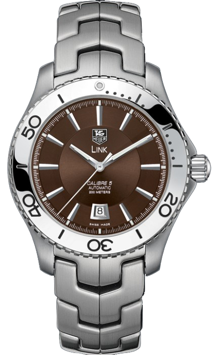 Tag Heuer Link Watches Mens Brown Self winding Automatic WJ201D.BA0591 Watch