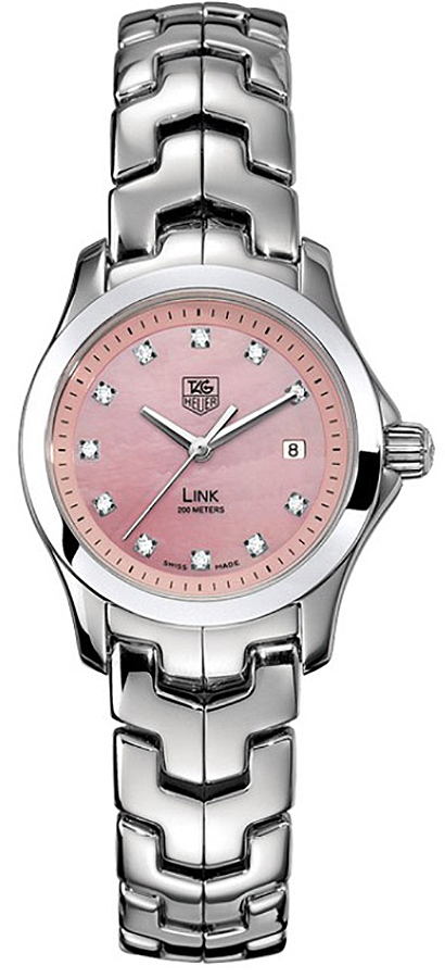 Tag Heuer Link Watches Ladies Pink Battery Operated Quartz WJF131B-BA0572 Watch