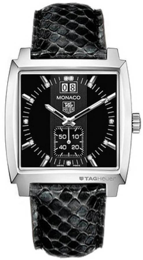 Tag Heuer Monaco Watches Ladies Black Battery Operated Quartz WAW1310.FC6216 Watch