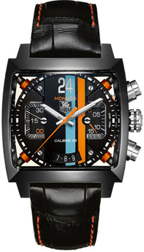 Tag Heuer Monaco Watches Mens Black Self winding Automatic CAL5110-FC6265 Watch