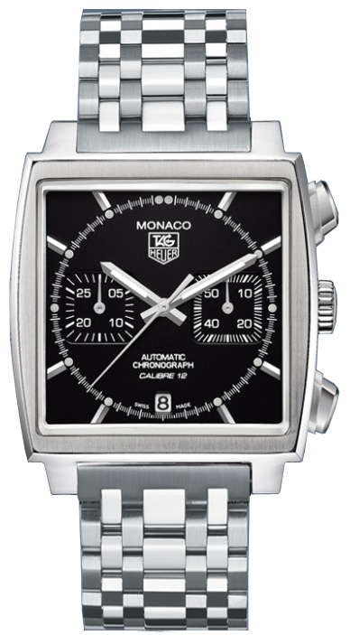 Tag Heuer Monaco Watches Mens Black Self winding Automatic CAW2110-BA0780 Watch