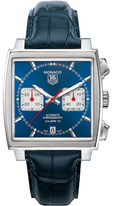Tag Heuer Monaco Watches Mens Blue Self winding Automatic CAW2111.FC6183 Watch