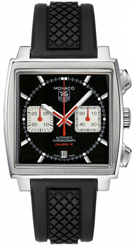 Tag Heuer Monaco Watches Mens Black Self winding Automatic CAW2114.FT6021 Watch