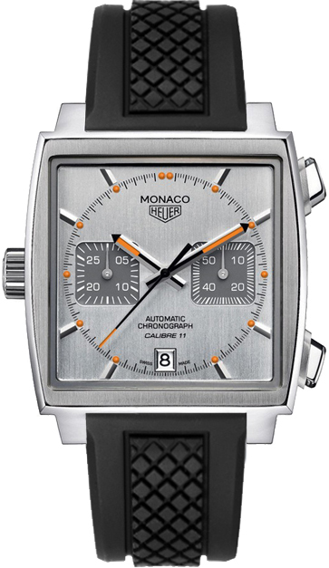 Tag Heuer Monaco Watches Mens Silver Self winding Automatic CAW211C-FT6021 Watch
