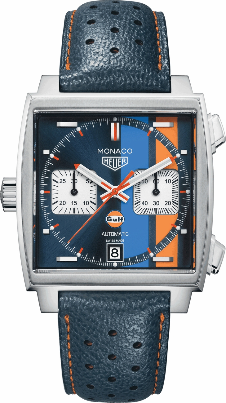Tag Heuer Monaco Watches Mens Blue Self winding Automatic CAW211R.FC6401 Watch