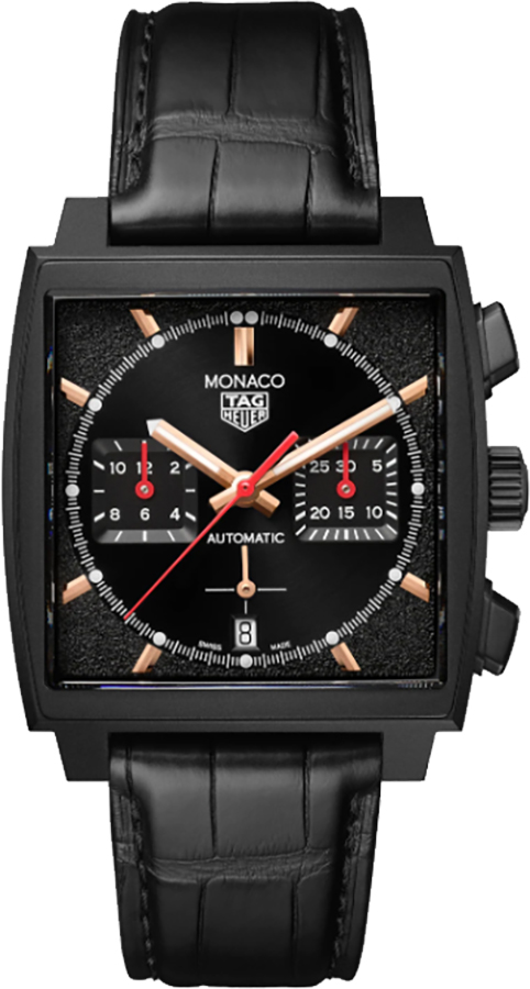 Tag Heuer Monaco Watches Mens Black Self Winding Automatic CBL2180.FC6497 Watch