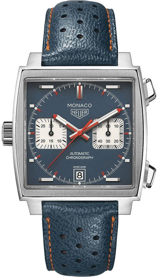 Tag Heuer Monaco Watches Mens Blue Self winding Automatic CAW211P-FC6401 Watch