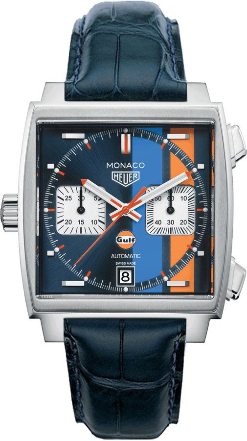 Tag Heuer Monaco Watches Mens Blue Self winding Automatic CAW211R-FC6183 Watch