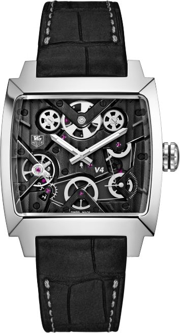Tag Heuer Monaco Watches Mens Black Self winding Automatic WAW2080.FC6288 Watch