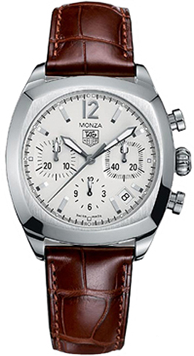 Tag Heuer Monza Watches Silver Self winding Automatic CR2114-FC6165 Watch