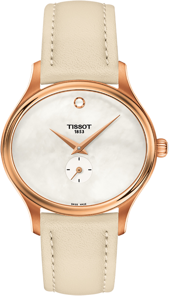 Tissot T-Lady Watches Ladies Mother of Pearl White Battery Operated Quartz T1033103611100 Watch