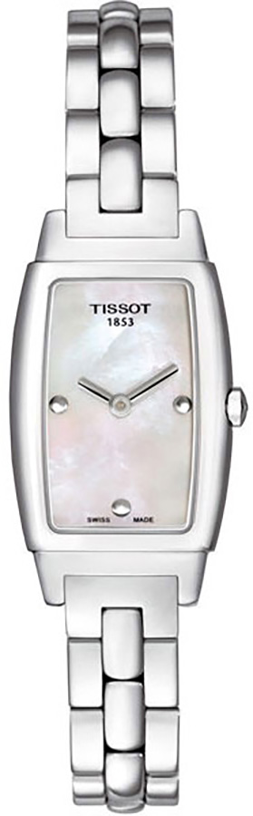 Tissot T-Lady Watches Ladies Mother of Pearl White Battery Operated Quartz T10148581 Watch