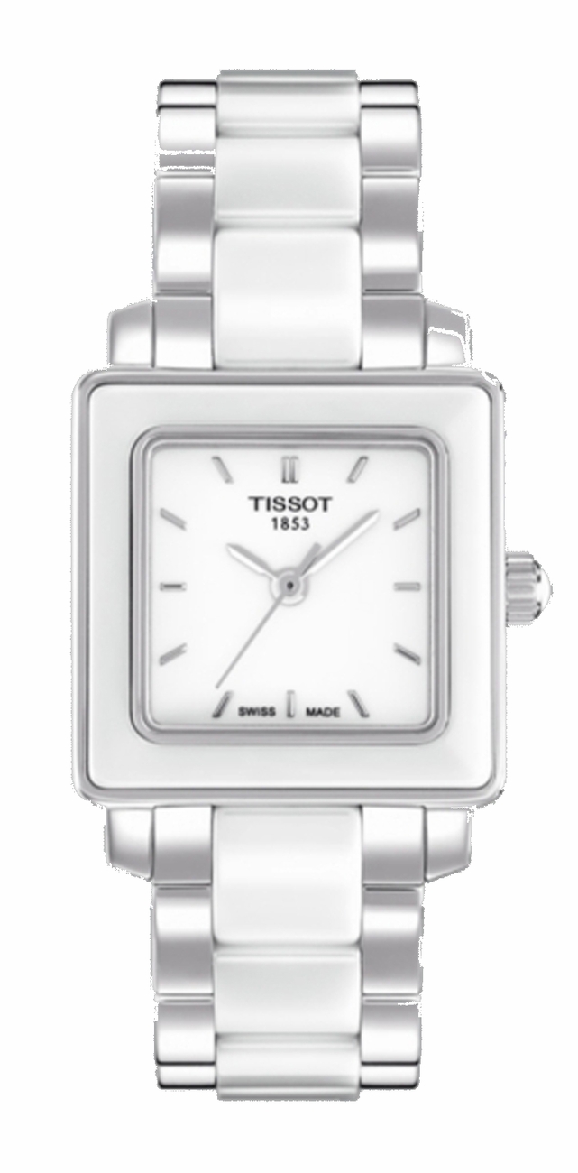 Tissot T-Lady Watches Ladies White Battery Operated Quartz T0643102201100 Watch