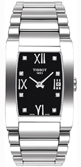 Tissot T-Lady Watches Ladies Black Battery Operated Quartz T0073091105600 Watch
