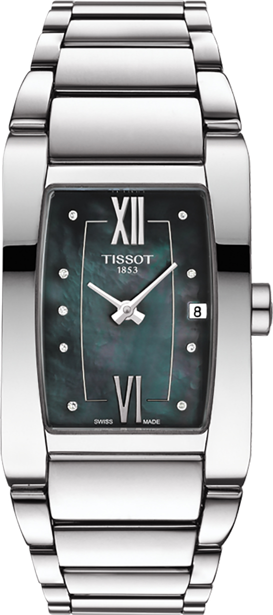 Tissot T-Lady Watches Ladies Black Battery Operated Quartz T1053091112600 Watch