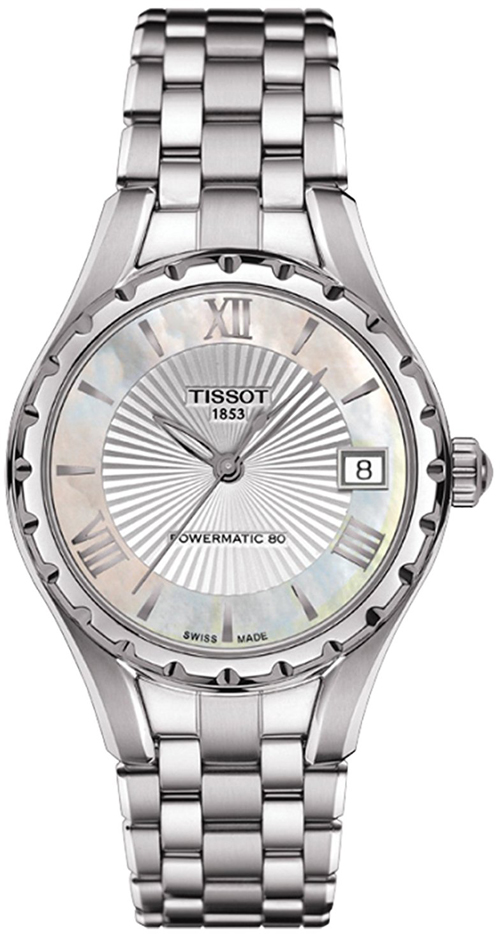 Tissot T-Lady Watches Ladies Pearl White Self winding Automatic T0722071111800 Watch