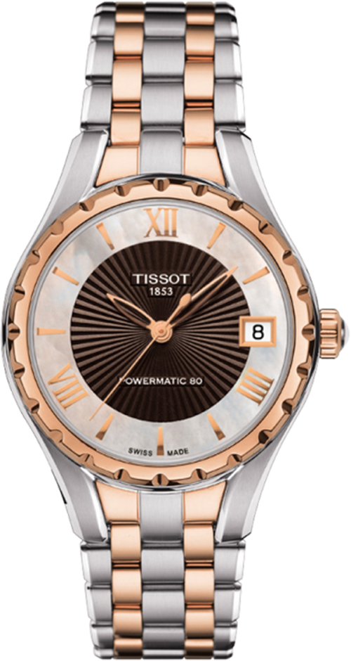 Tissot T-Lady Watches Ladies Pearl White Self winding Automatic T0722072211802 Watch