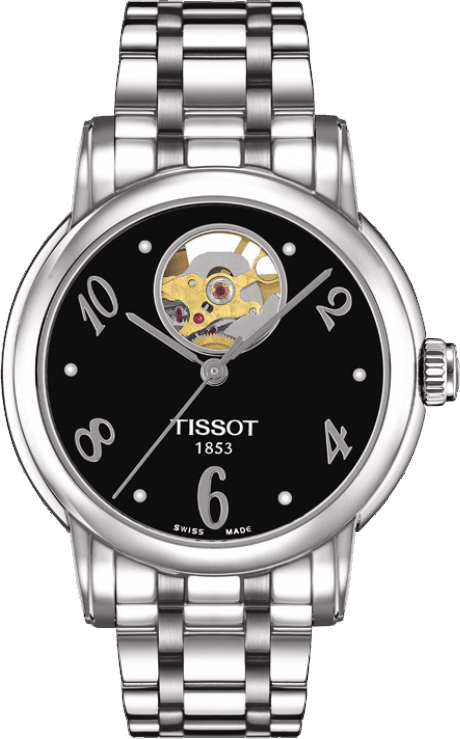 Tissot T-Lady Watches Ladies Black Self winding Automatic T0502071105700 Watch