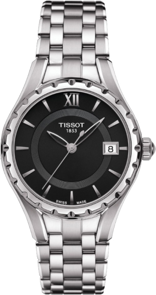 Tissot T-Lady Watches Ladies Black Battery Operated Quartz T0722101105800 Watch