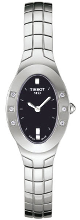Tissot T-Lady Watches Ladies Black Battery Operated Quartz T47148551 Watch