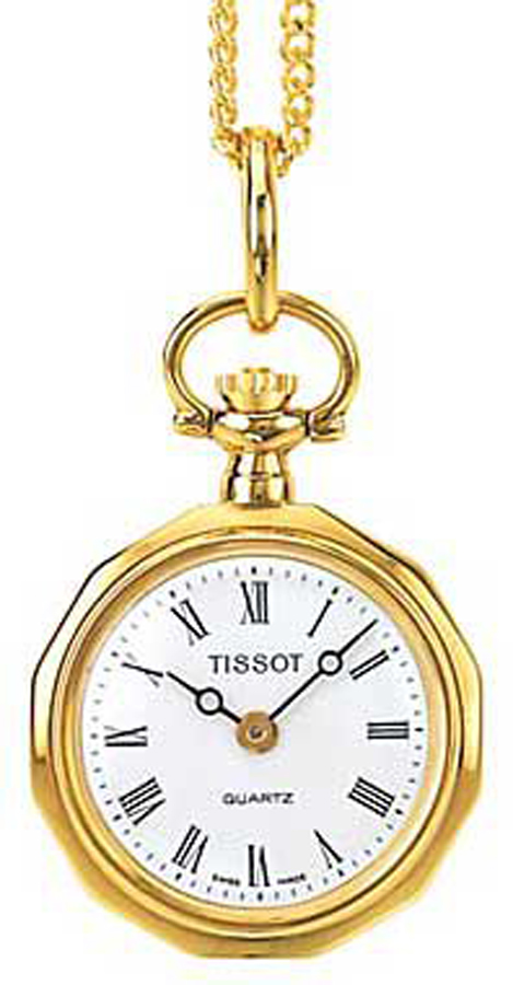 Tissot Pocket Watch Watches Ladies Ivory Manual Winding T81420663 Watch
