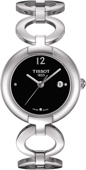 Tissot T-Lady Watches Ladies Black Battery Operated Quartz T0842101105700 Watch