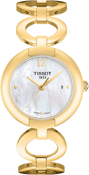 Tissot T-Lady Watches Ladies Pearl White Battery Operated Quartz T0842103311700 Watch