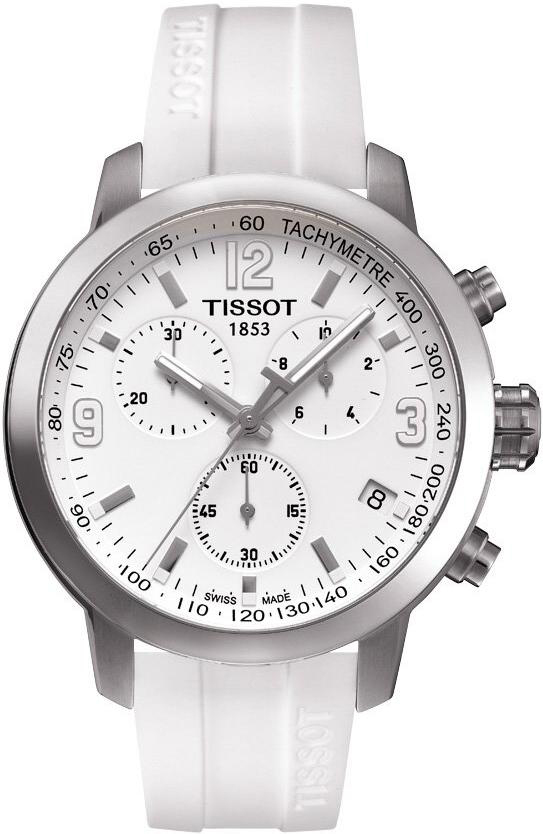 Tissot T-Sport Watches Mens White Battery Operated Quartz T0554171701700 Watch