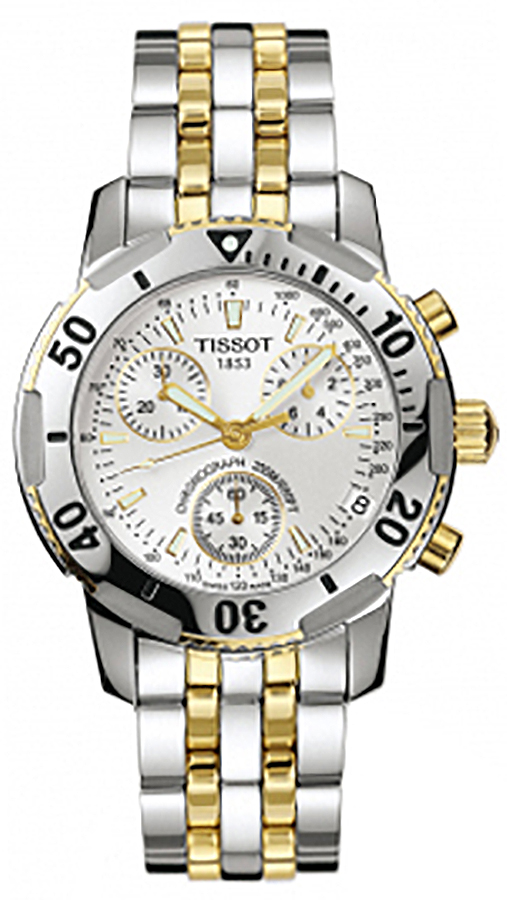 Tissot T-Sport Watches Mens Silver Battery Operated Quartz T17248633 Watch
