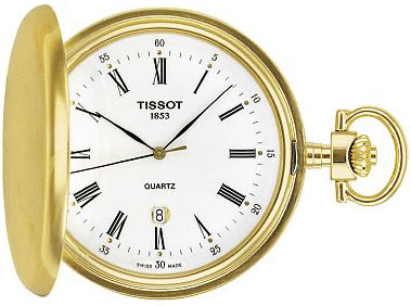 Tissot Pocket Watch Watches  White Battery Operated Quartz T83455313 Watch
