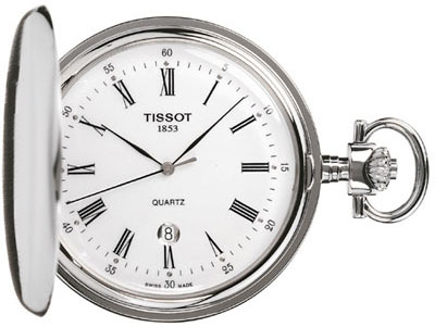 Tissot Pocket Watch Watches  White Battery Operated Quartz T83655313 Watch