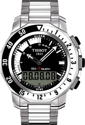 Tissot Touch Collection Watches Mens Black Battery Operated Quartz T0264201105100 Watch