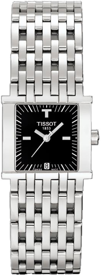 Tissot T-Lady Watches Ladies Black Battery Operated Quartz T02118151 Watch