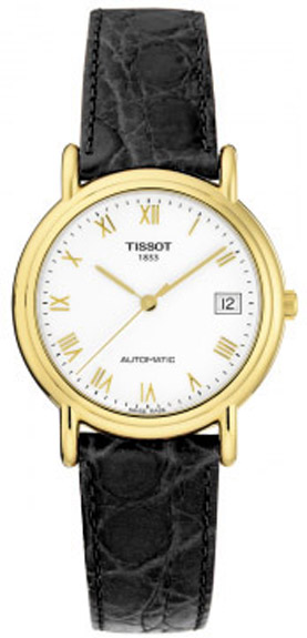 Tissot T-Gold Watches Mens White Self winding Automatic T71344413 Watch