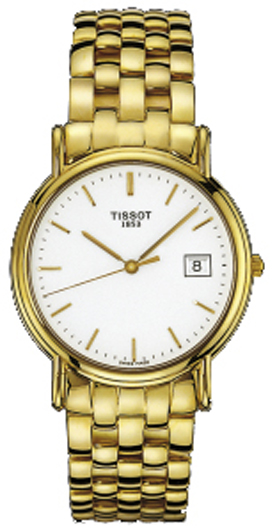 Tissot T-Gold Watches Mens White Battery Operated Quartz T73341311 Watch