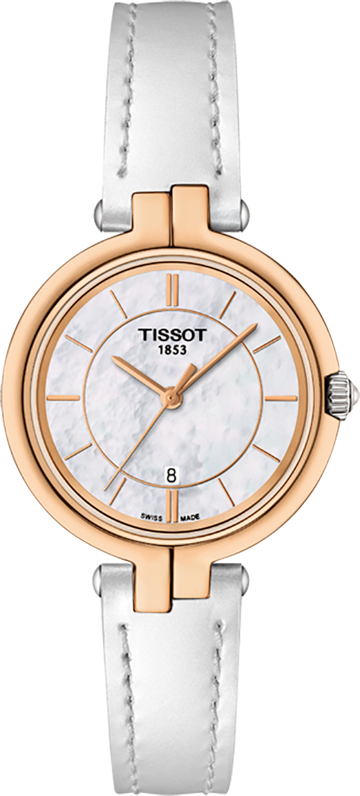 Tissot T-Lady Watches Ladies Mother of Pearl White Battery Operated Quartz T0942102611101 Watch