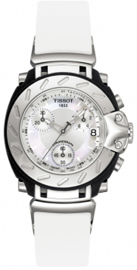 Tissot T-Sport Watches Ladies Pearl White Battery Operated Quartz T0112171710100 Watch