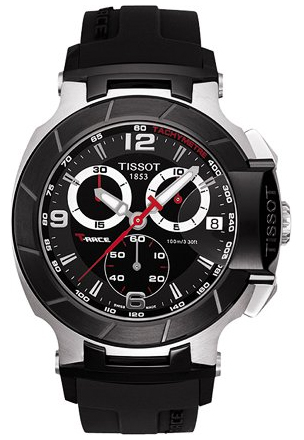 Tissot T-Sport Watches Mens Black Battery Operated Quartz T0484172705700 Watch