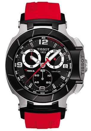 Tissot T-Sport Watches Mens Black Battery Operated Quartz T0484172705701 Watch