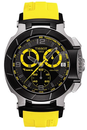 Tissot T-Sport Watches Mens Black Battery Operated Quartz T0484172705703 Watch