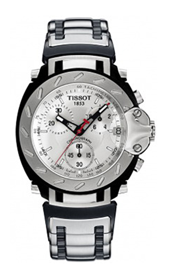 Tissot T-Sport Watches Mens Silver Battery Operated Quartz T90444631 Watch