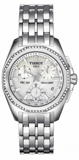 Tissot T-Lady Watches Ladies Mother of Pearl White Battery Operated Quartz T22148621 Watch