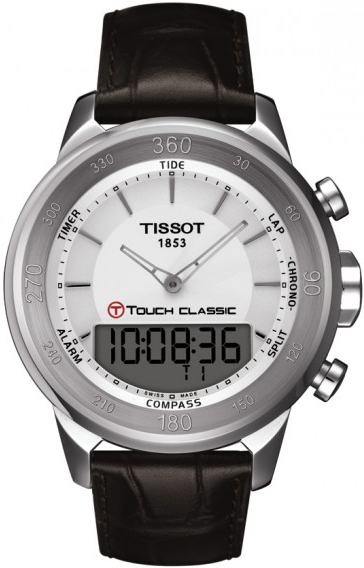 Tissot Touch Collection Watches Silver Battery Operated Quartz T0834201601100 Watch
