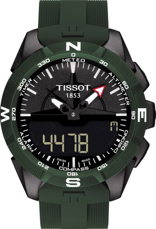 Tissot Touch Collection Watches Mens Black Battery Operated Quartz T1104204705100 Watch
