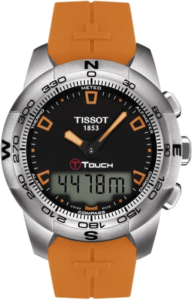 Tissot Touch Collection Watches Mens Black Battery Operated Quartz T0474201705101 Watch