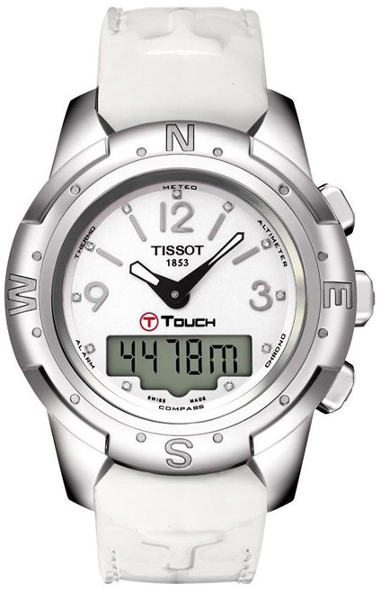 Tissot Touch Collection Watches Ladies White Battery Operated Quartz T0472204601600 Watch
